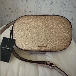 Kate Spade Glitter Gold Crossbody